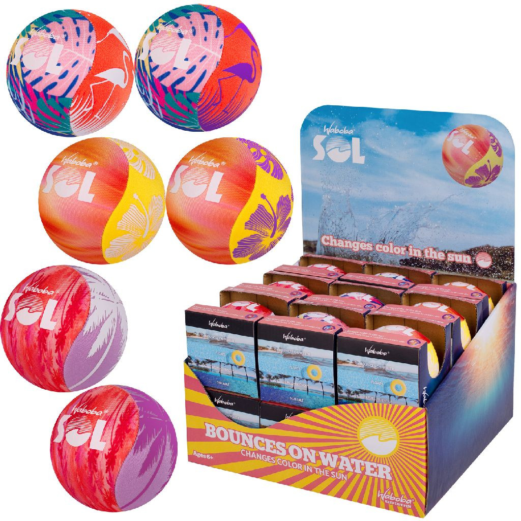 Waboba Bal Sol - Water Stuiterbal - Prijs per Stuk