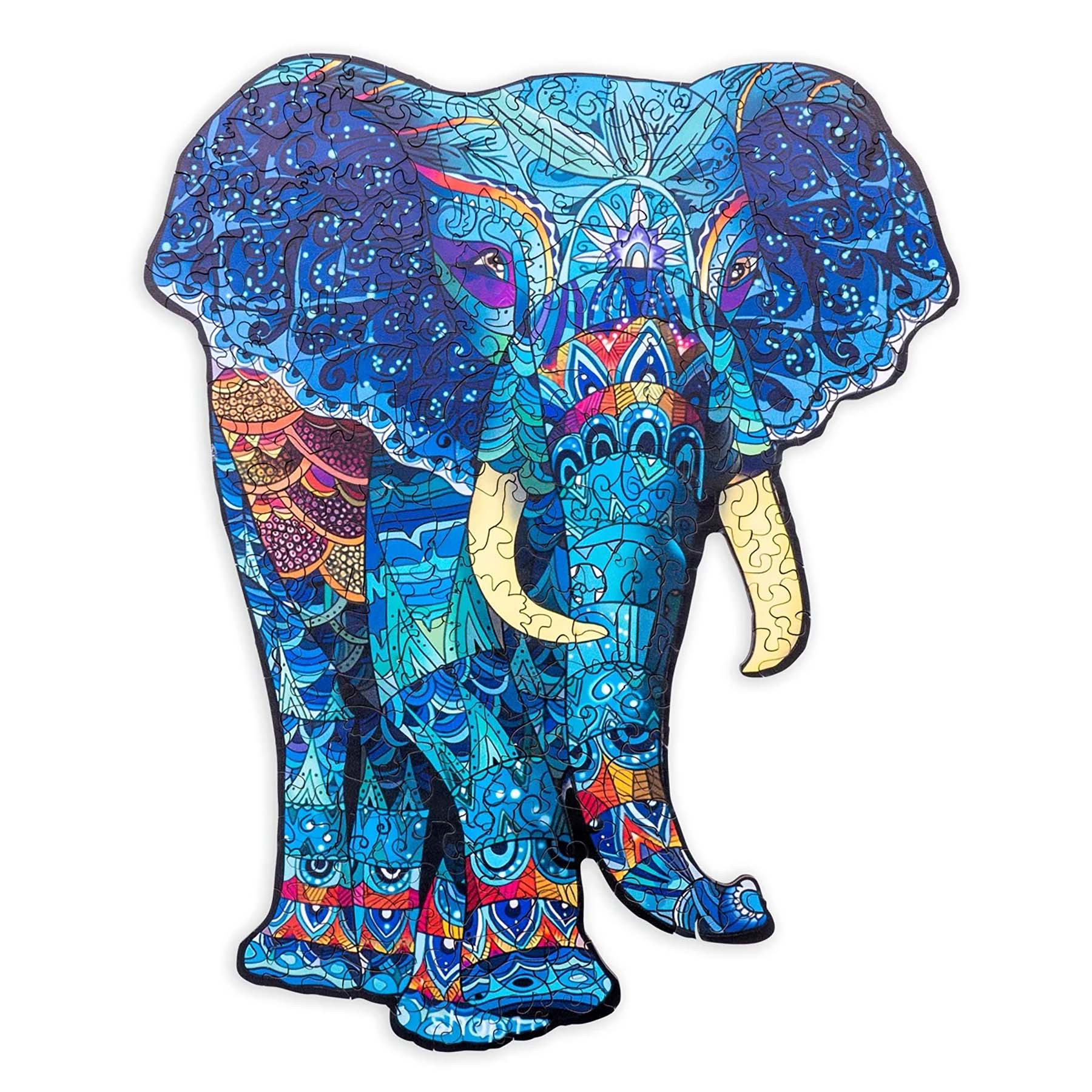 Dierenpuzzel Olifant - A3 - Hout