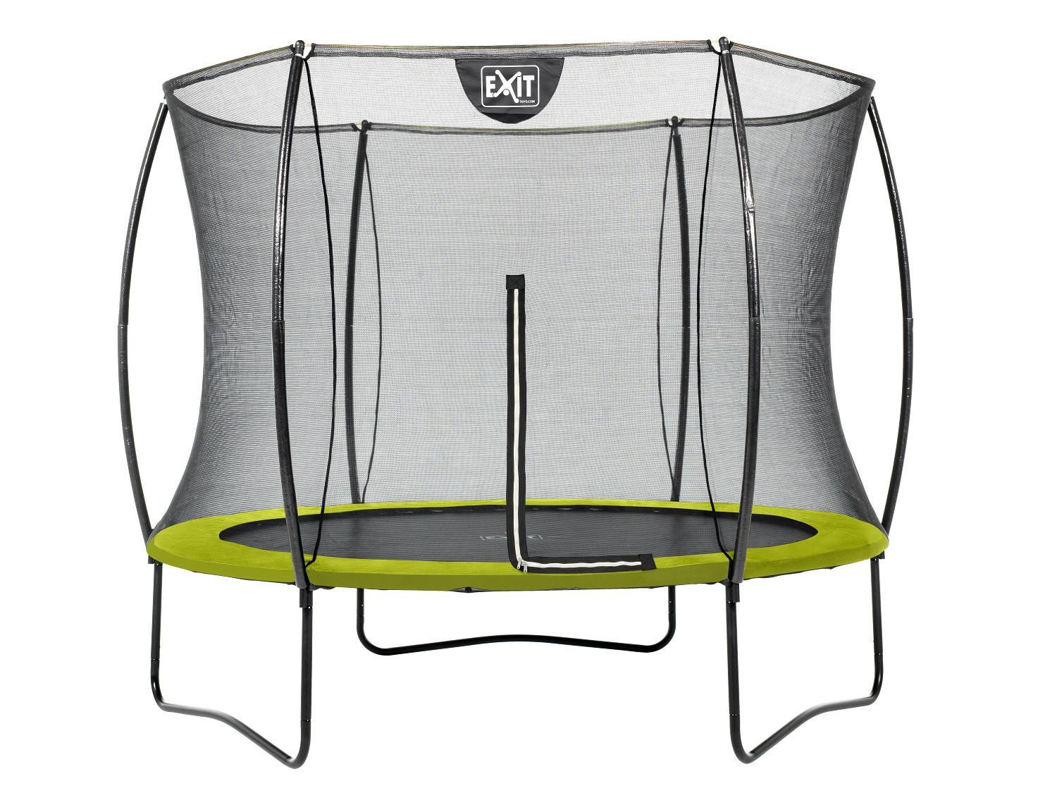 EXIT Silhouette Trampoline 244 cm (8ft) met Veiligheidsnet - Lime