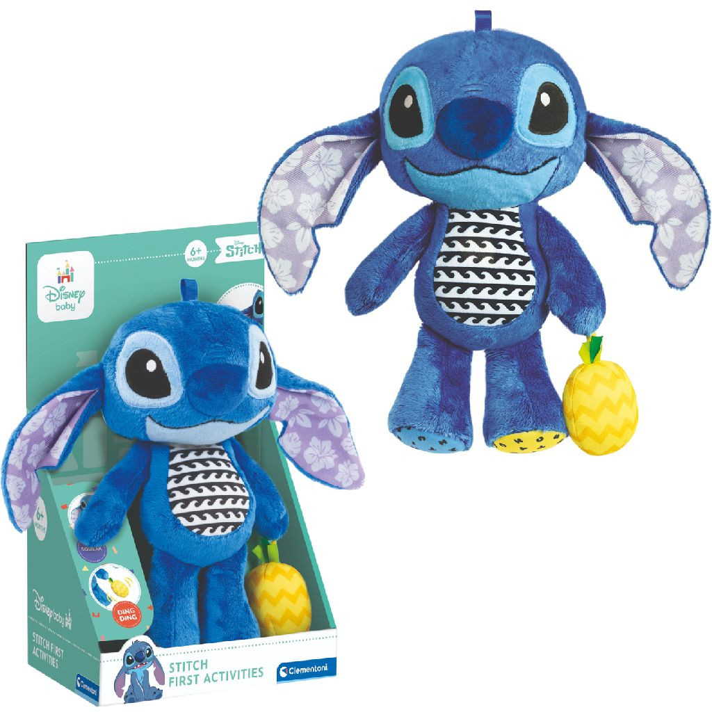 Clementoni Stitch Actiiviteiten Knuffel - Blauw