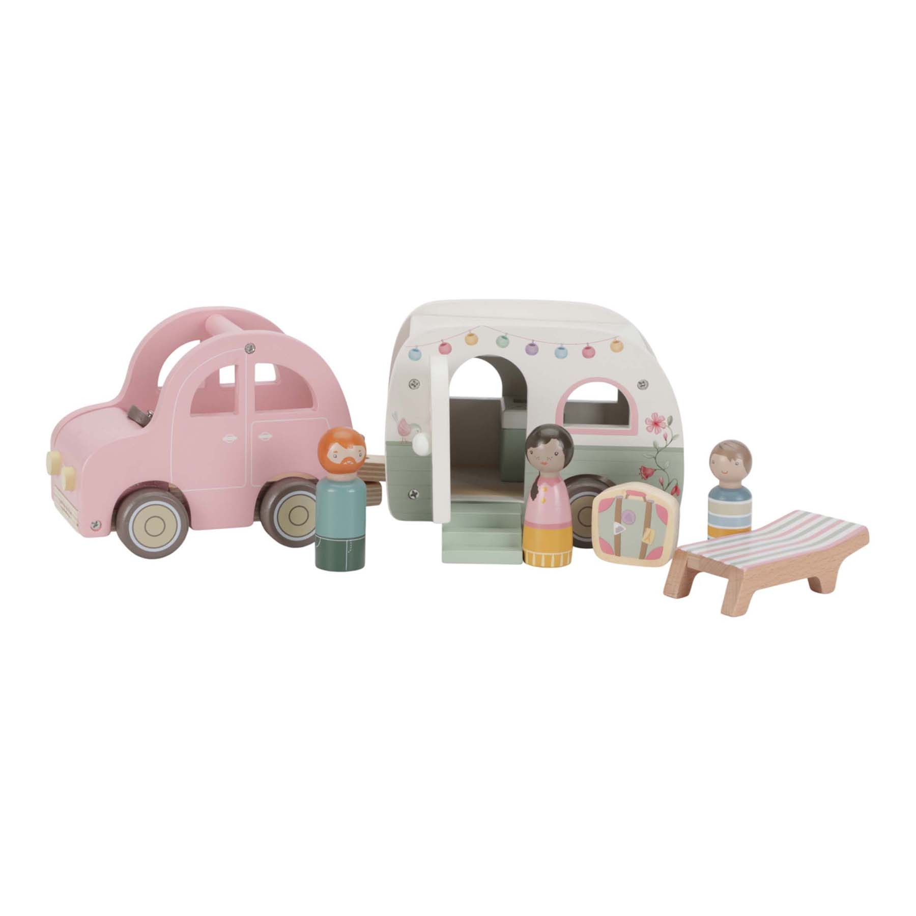 Little Dutch Little Farm Auto met Caravan
