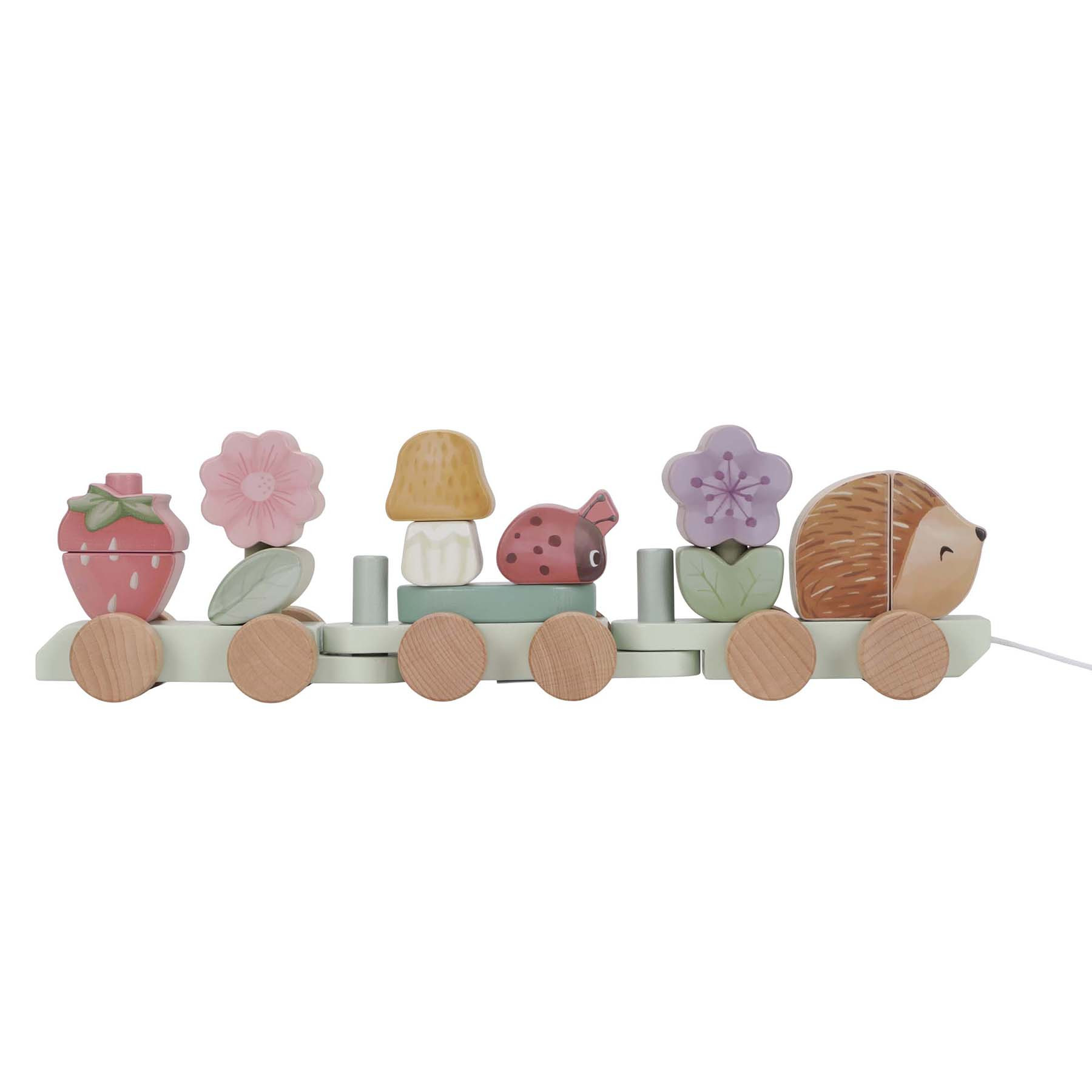 Little Dutch Fairy Garden Blokkentrein Egel - Hout FSC