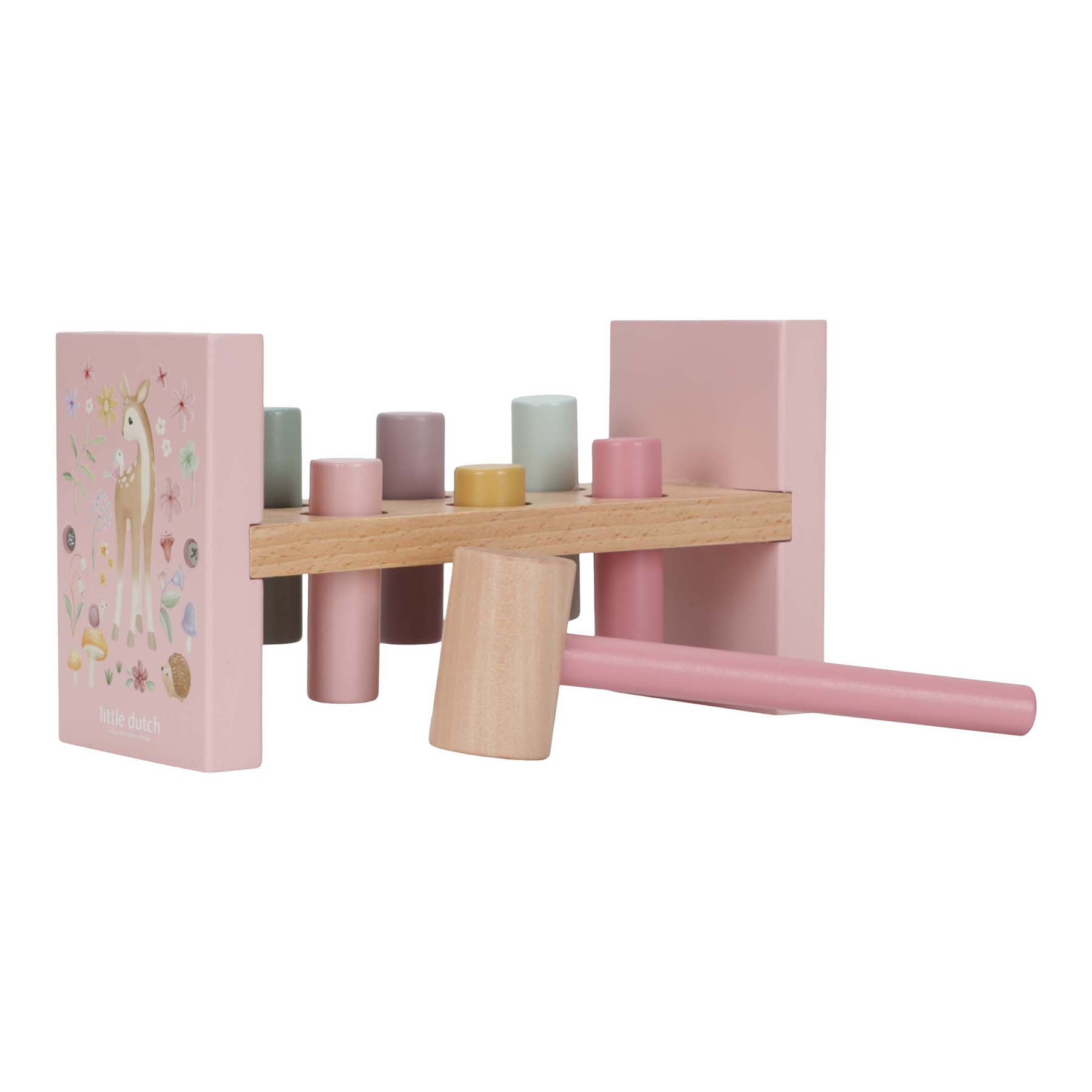 Little Dutch Fairy Garden Hamerbank - Hout FSC - Roze