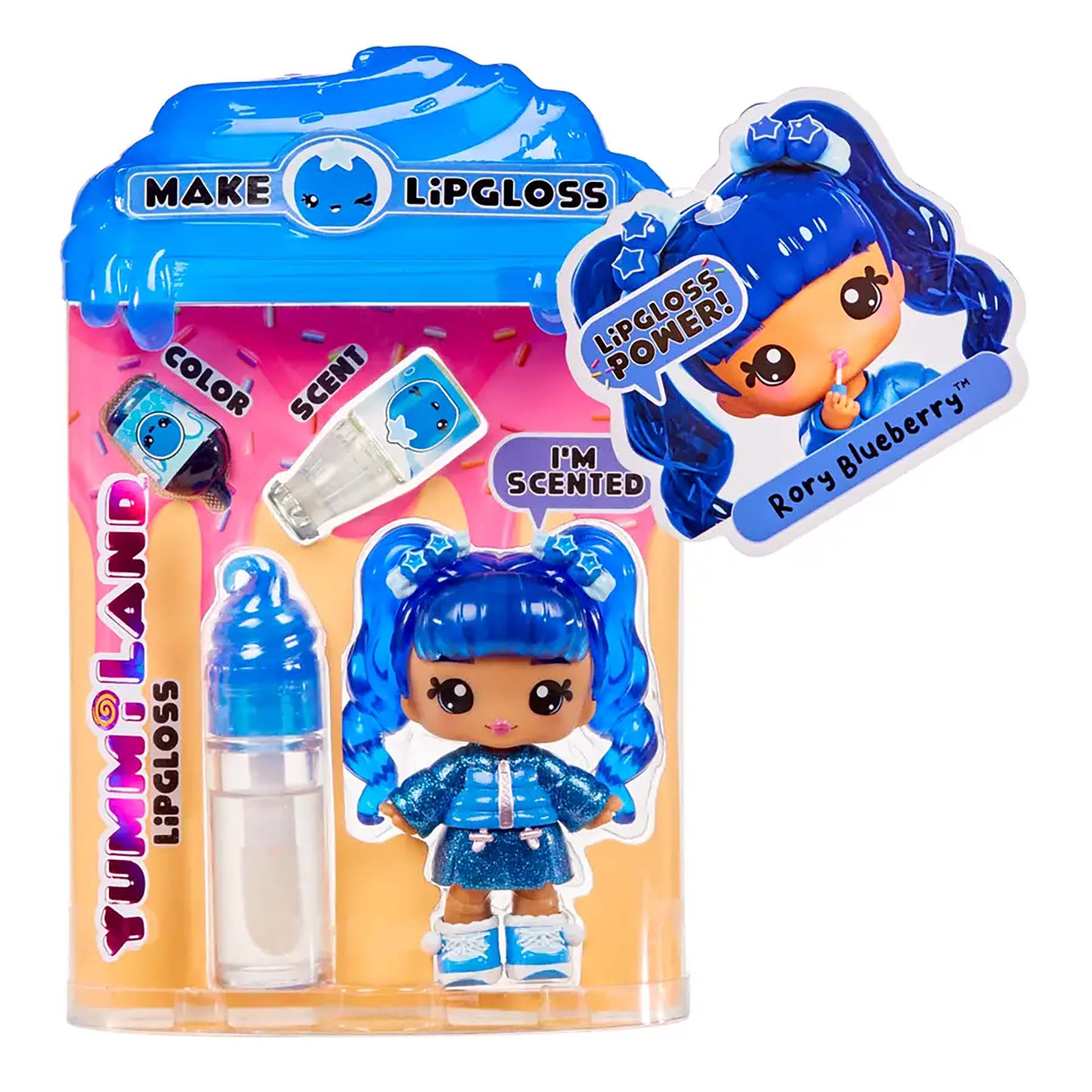 Yummiland Maak je eigen Lipgloss Pop - DIY - Rory Blueberry