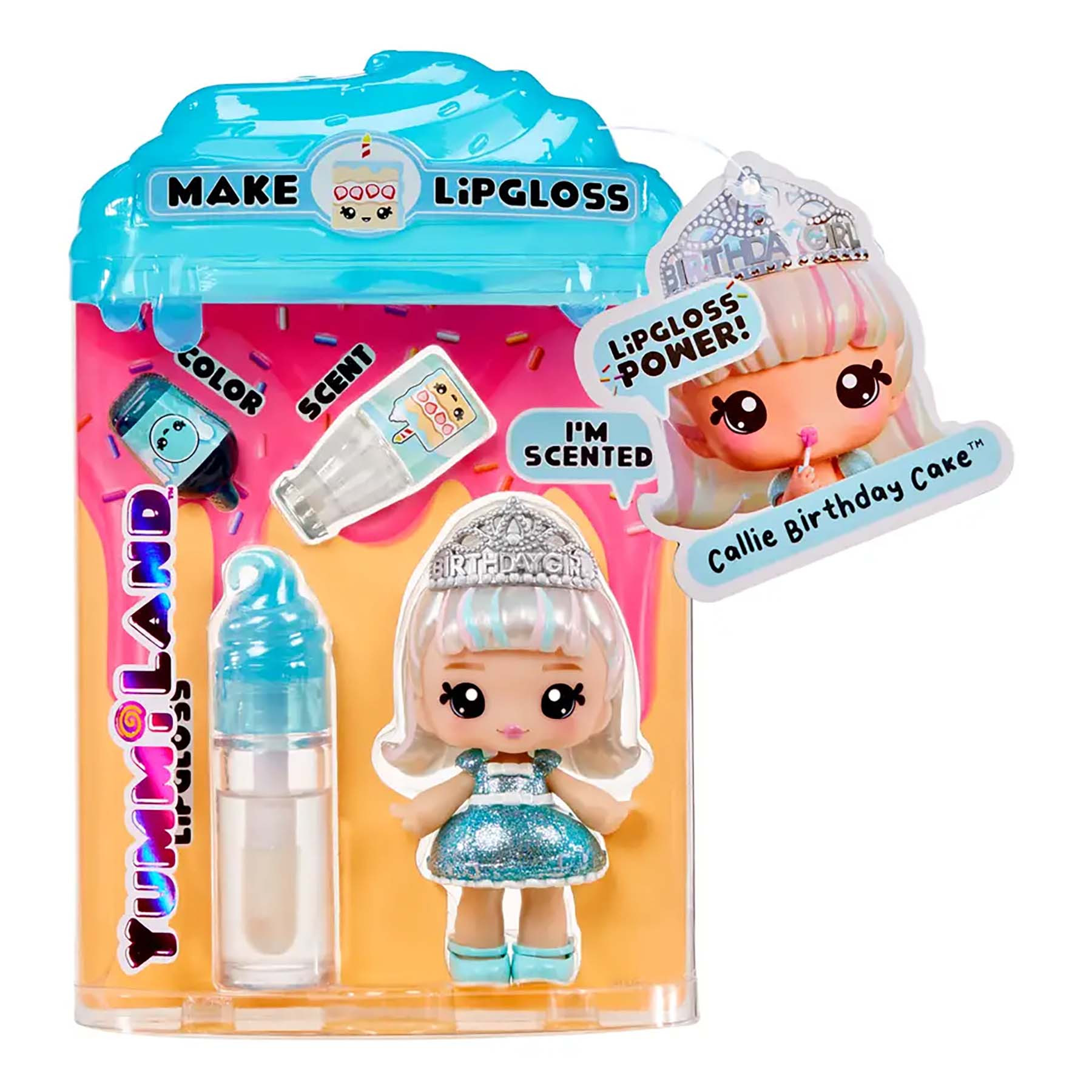 Yummiland Maak je eigen Lipgloss Pop - DIY - Cally Birthday Cake