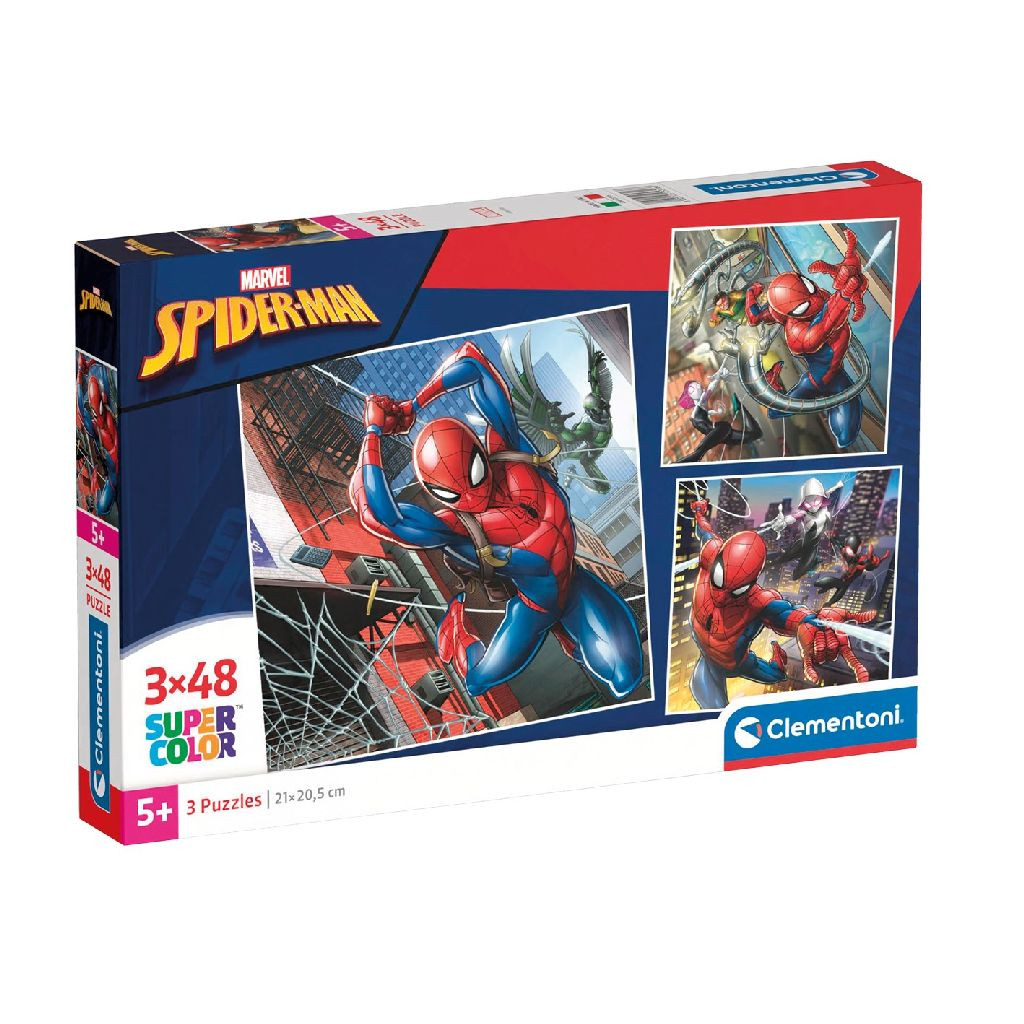 Clementoni Spiderman Puzzel 3x48st.