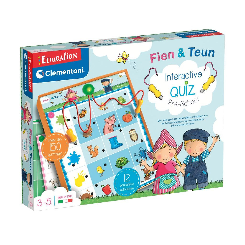 Clementoni Leerspel Fien En Teun Quizzy