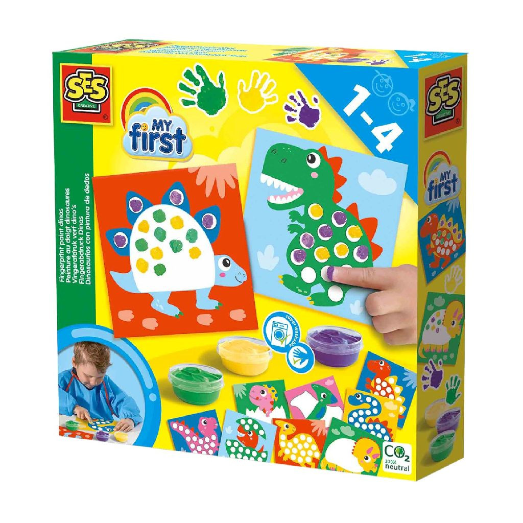 Ses 14442 My First Vingerafdruk Verf - Dino's