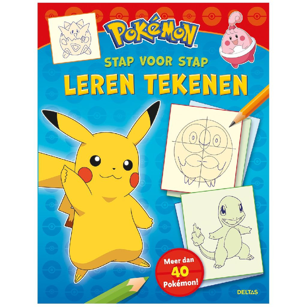 Pokemon Stap voor Stap Leren Tekenen - 96 blz