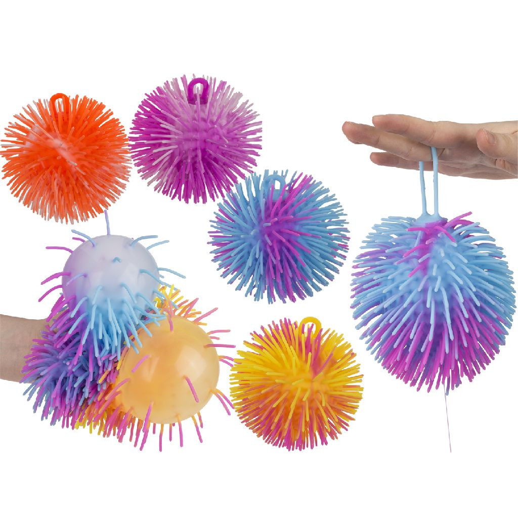 Hair Puffer Ball - 15 cm - Assortiment - Prijs per stuk