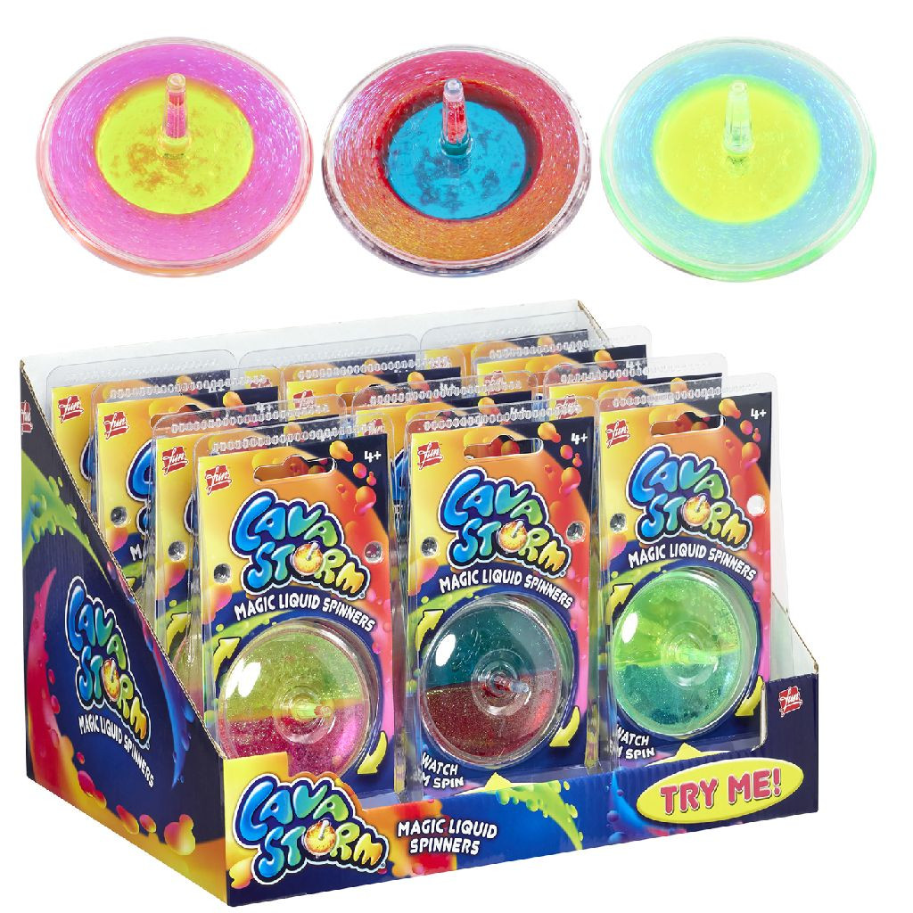 Spinner Lavastorm - Assortiment - Prijs per Stuk