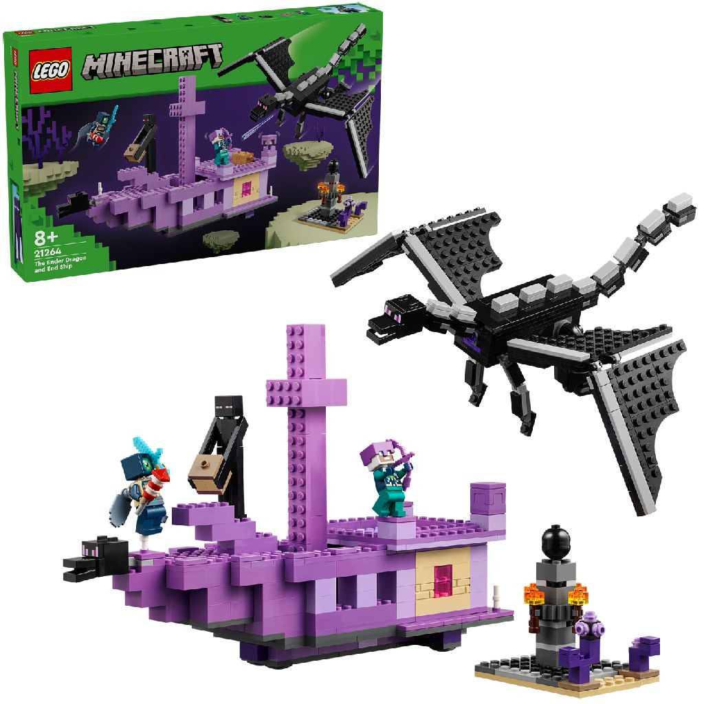 LEGO 21264 Minecraft - De Enderdraak en End-Schip