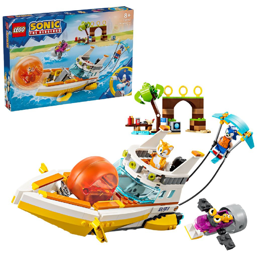 LEGO 76997 Sonic Tails Avonturenboot