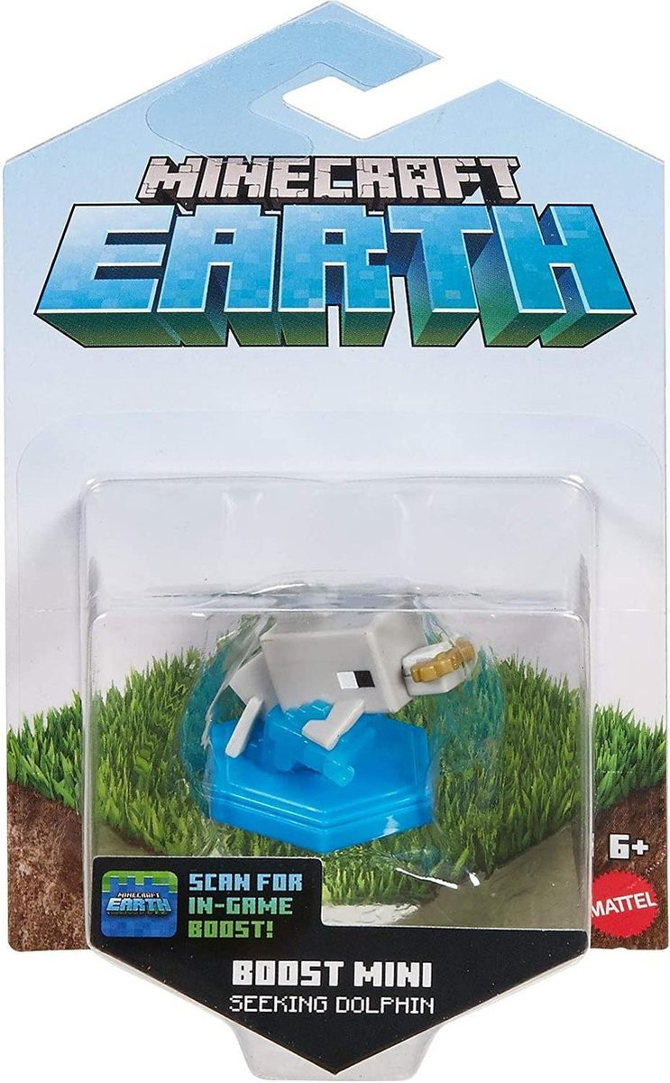 Minecraft Boost Earth - Seeking Dolphin - Mini Speelfiguur 