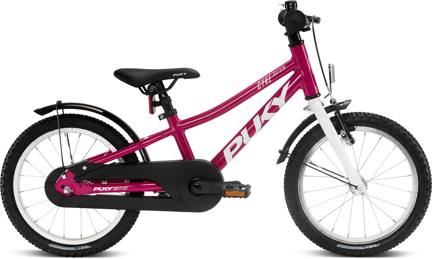 PUKY 4402 CYKE 16 - 16 Inch - Kinderfiets - Berry / Wit