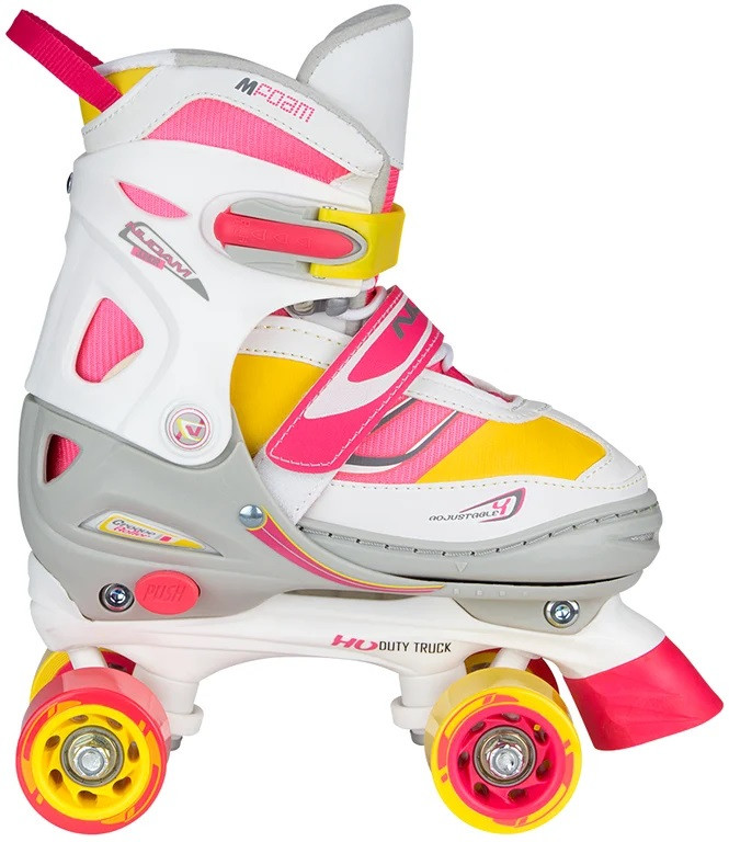 Nijdam Rolschaatsen Rave Skate - Verstelbaar - Semi-Softboot - Maat 38-41