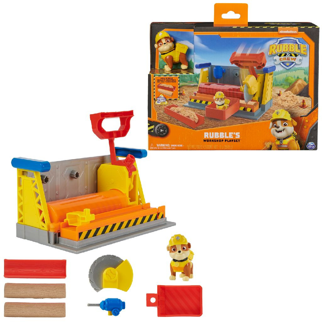 Paw Patrol Rubble & Crew Work Shop Playset