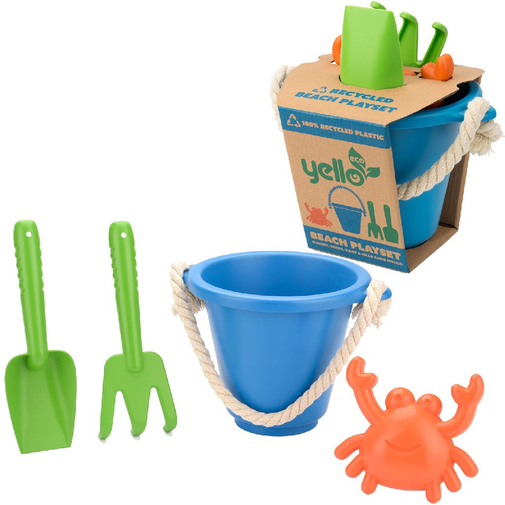 Yello Eco Recycled Plastic Emmerset - 4 delig