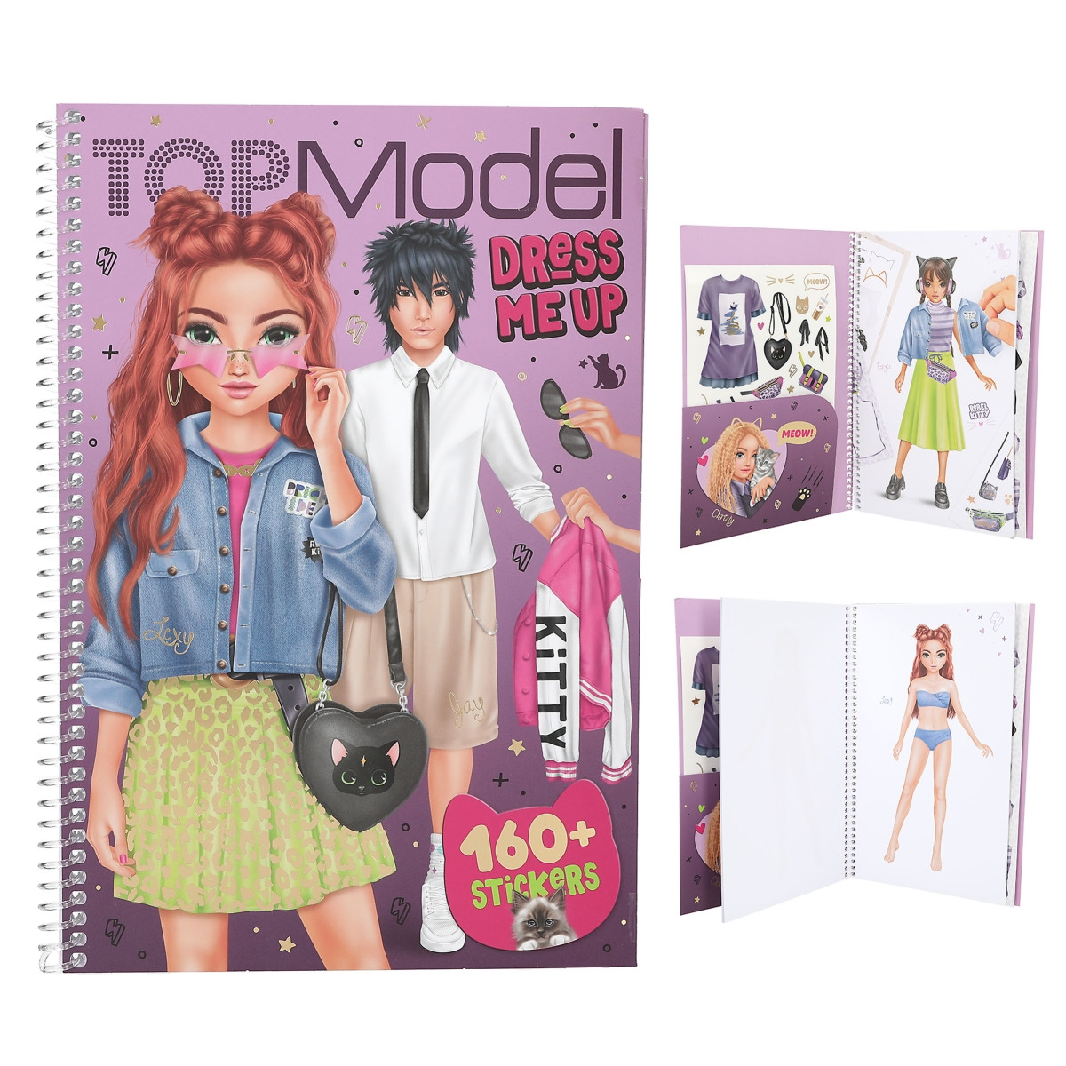 TOPModel Dress Me Up - Groot - Rebel Kitty - 160 stickers