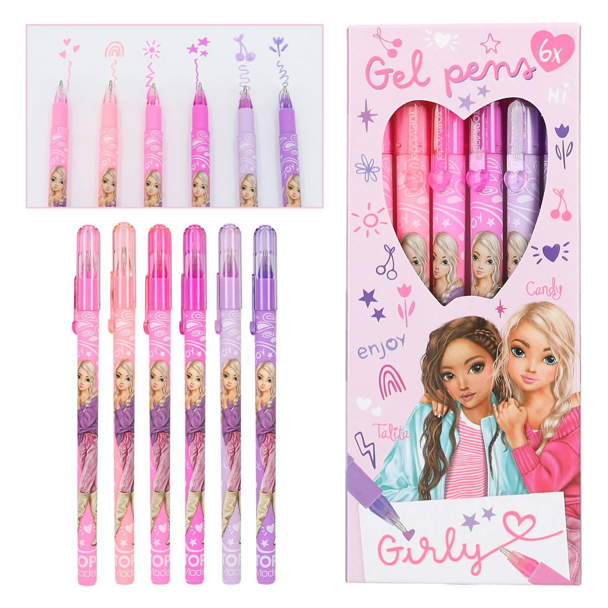 TOPModel Gelpennen - Girly
