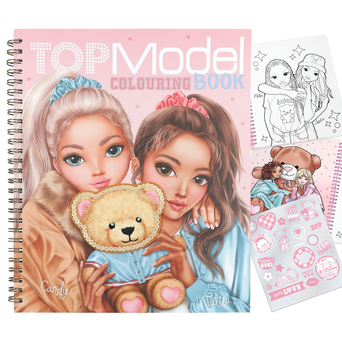 TOPModel Kleurboek - TEAM TEDDY
