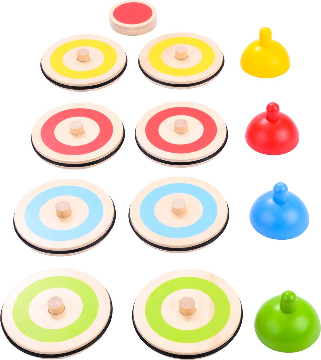 Curling Spel - Hout