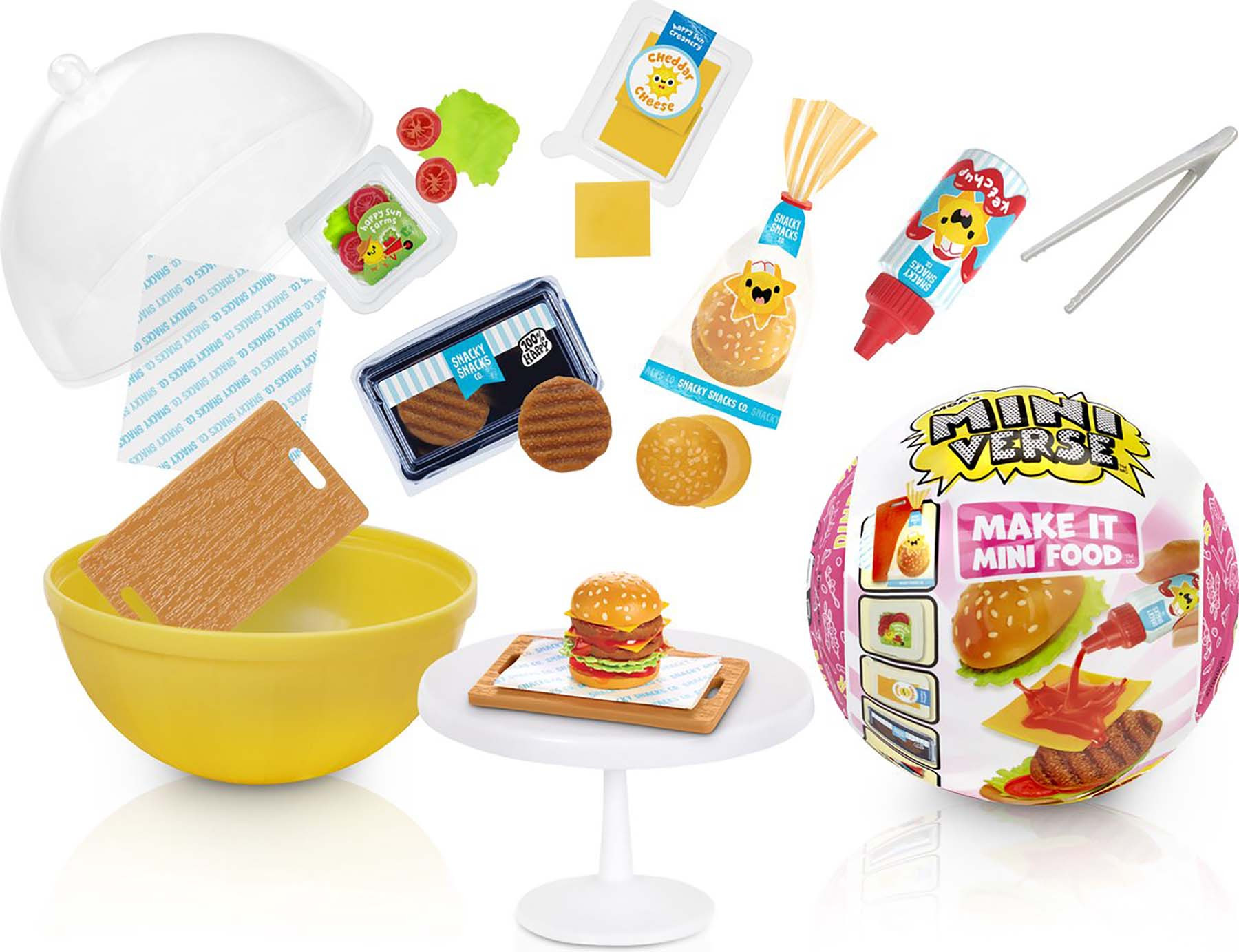 Miniverse Make It Mini Foods - Diner - Series 3A - Knutselen – DIY – Hobbypakket – Knutselpakket - Prijs per stuk