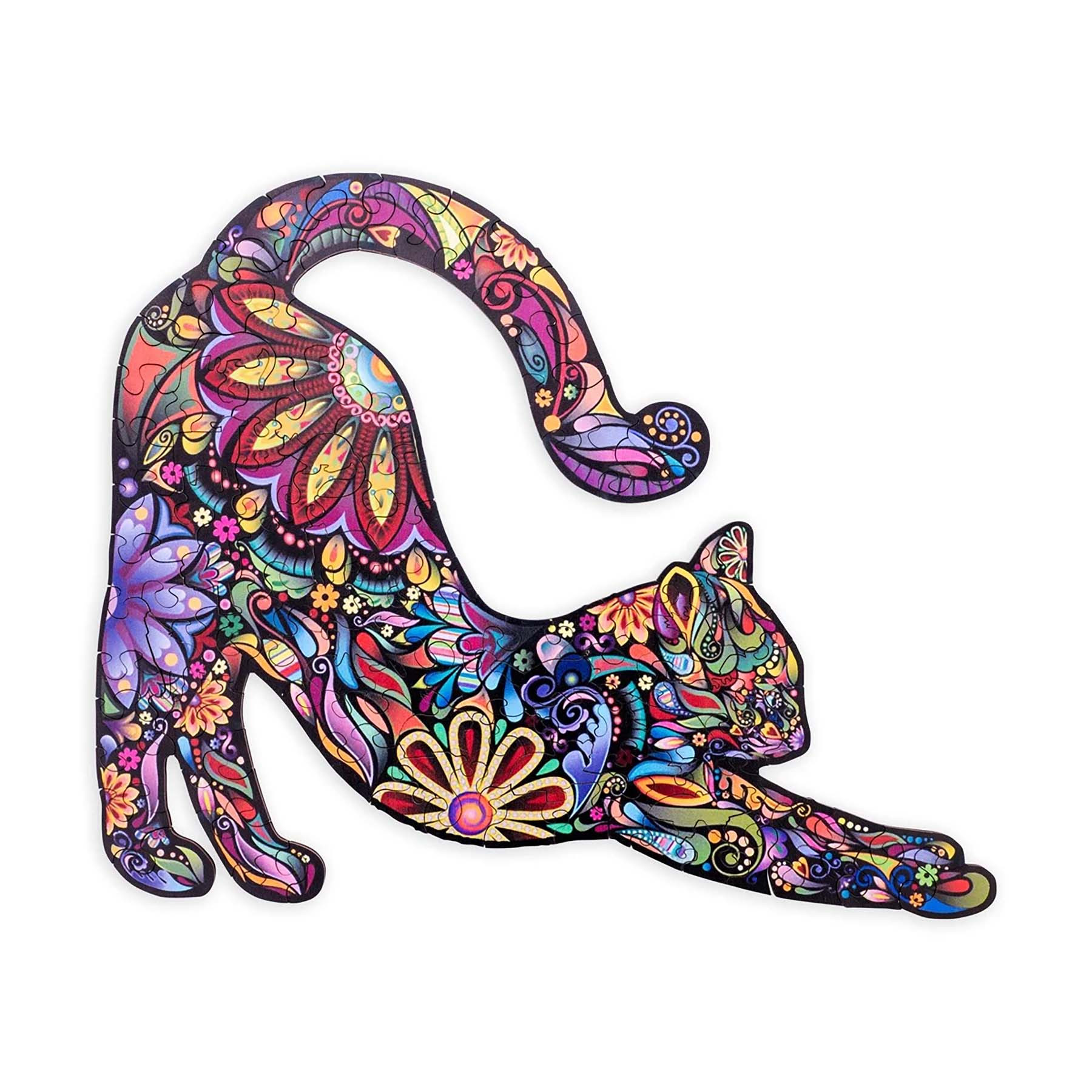 Dierenpuzzel Kat - A3 - Hout