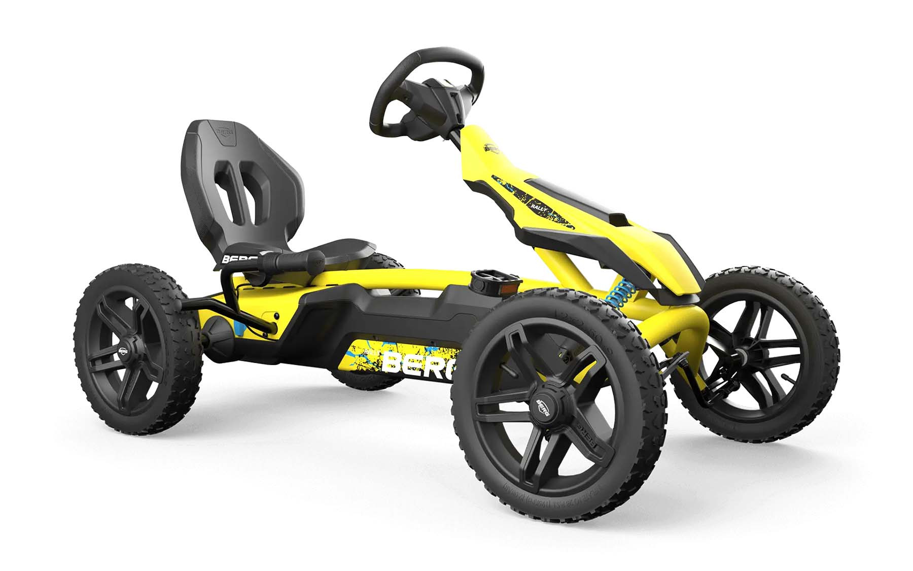 BERG Skelter Rally BFR-3 - DRT Yellow - met 3 Versnellingen - Geel