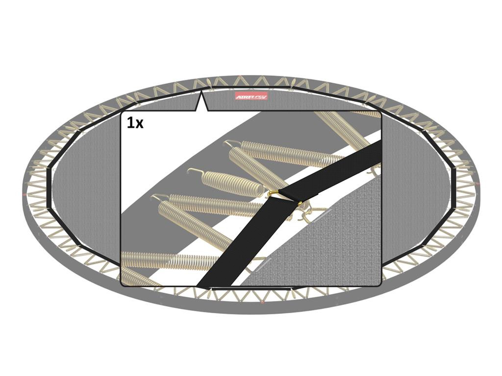 BERG Trampoline Champion - Flatground - Beschermrand Band - 380 cm