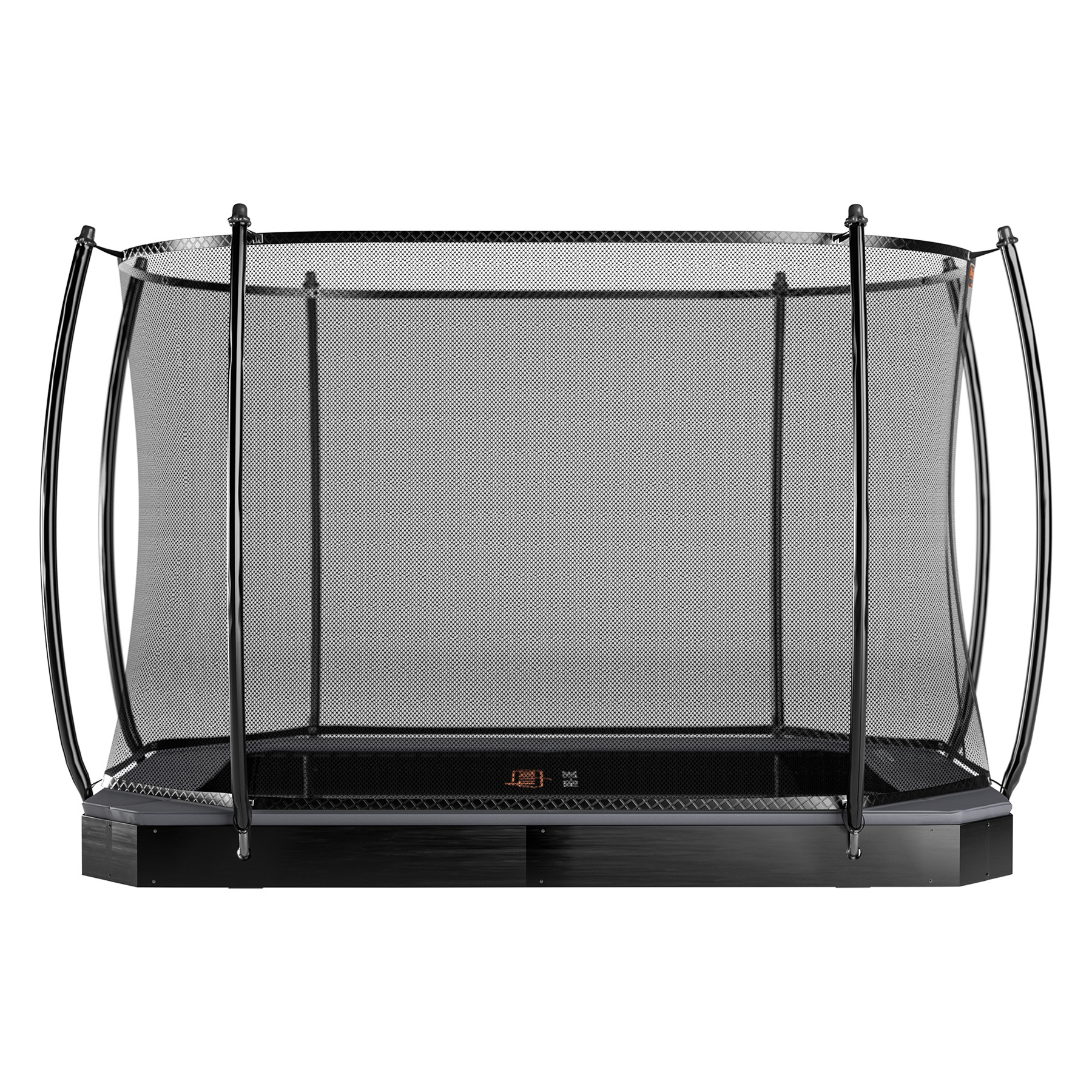 Avyna Pro-Line Flatlevel Trampoline met Veiligheidsnet 305 x 225 cm (223) - Grijs