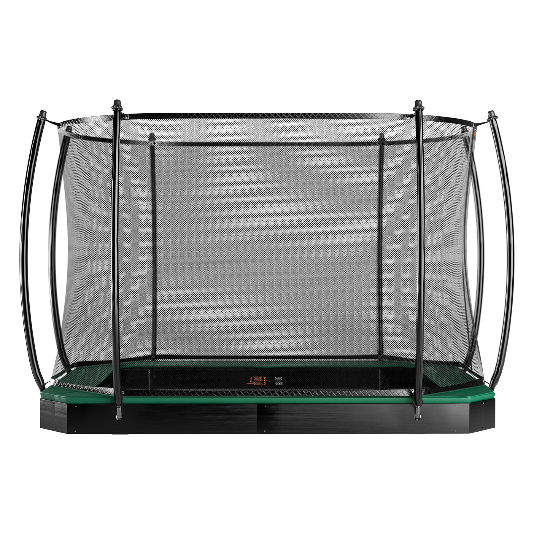 Avyna Pro-Line Flatlevel Trampoline met Veiligheidsnet - 380 x 255 cm (238) - Groen