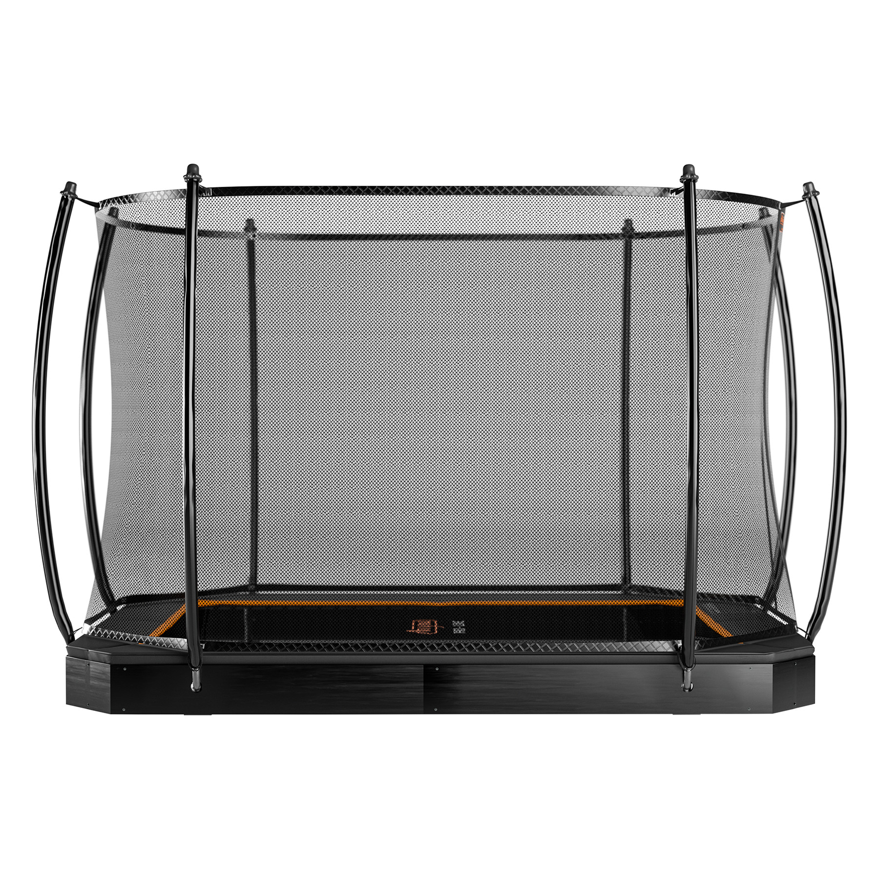 Avyna Pro-Line Flatlevel Trampoline met Veiligheidsnet - 380 x 255 cm (238) - Zwart