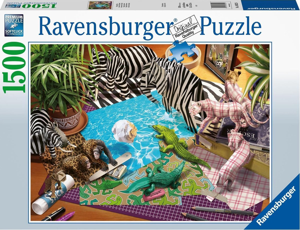 Ravensburger Puzzel - Origami Avontuur - 1500 Stukjes 