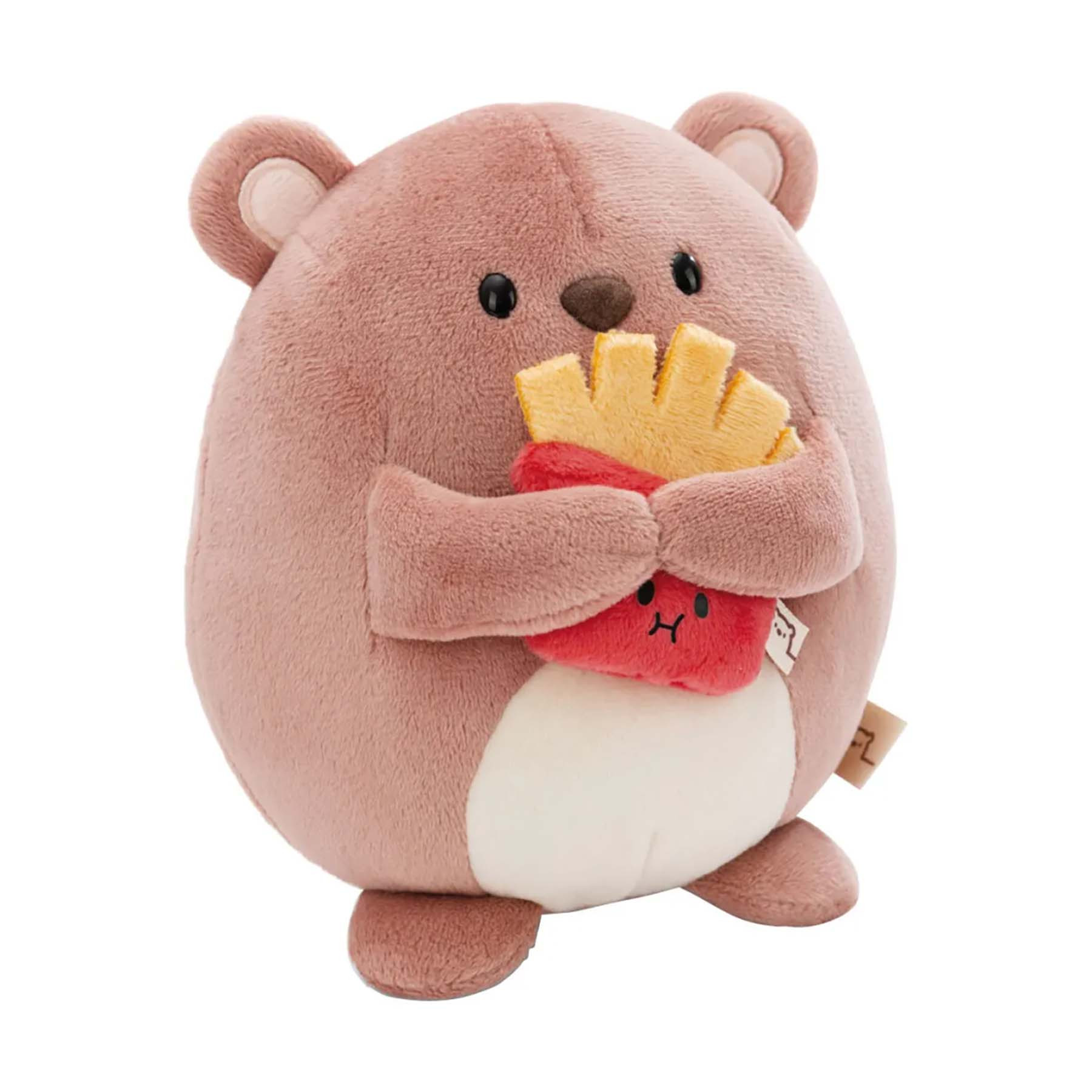 Nici Beer Nomo met Patat - Knuffel - 24 cm