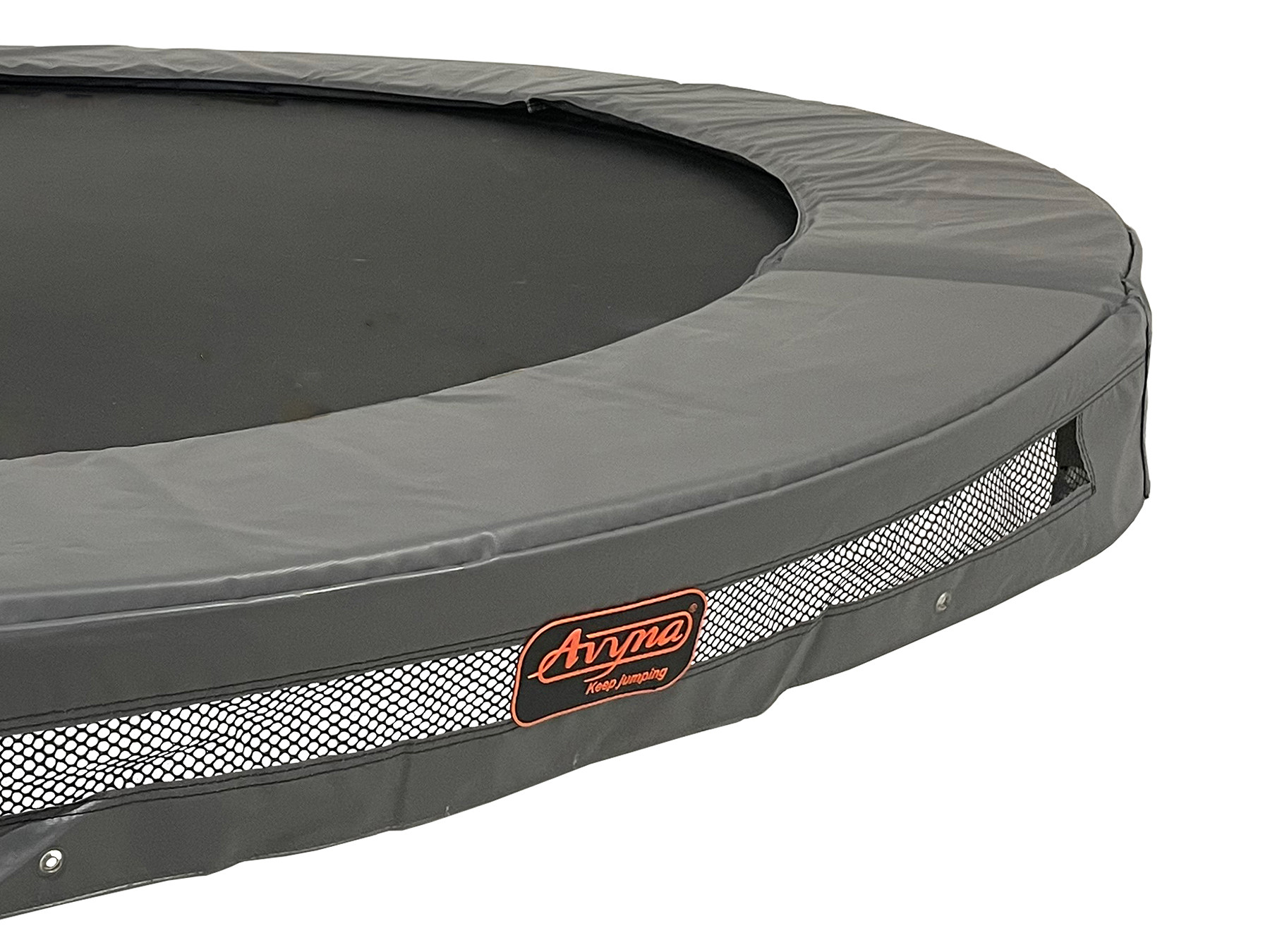 Avyna Trampoline Beschermrand Heavy Duty - Universeel - Inground - ø 365 cm (12ft) - Grijs