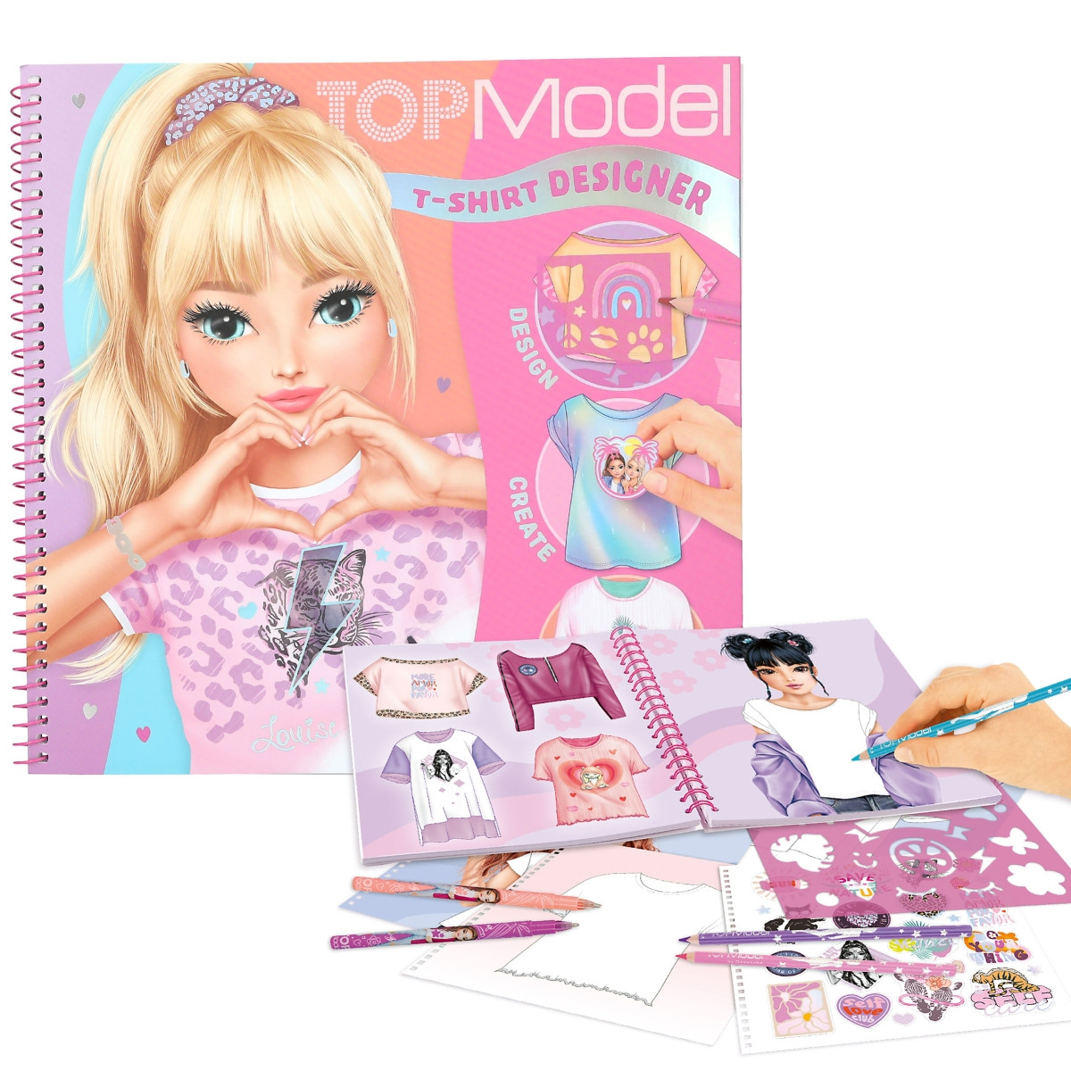 TOPModel Kleurboek - T-shirt Designer