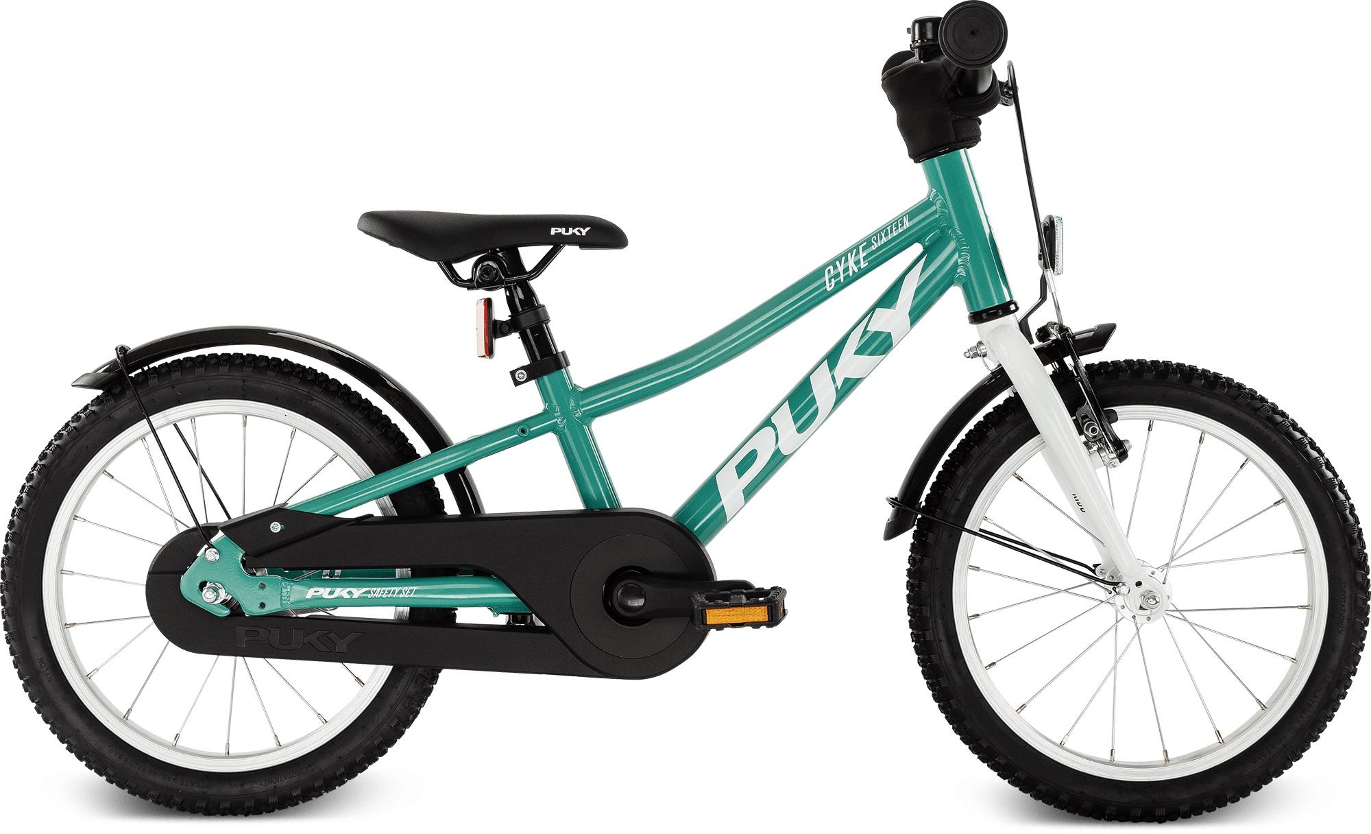 PUKY CYKE 4367 - 16 Inch - Kinderfiets - Turquoise / Wit