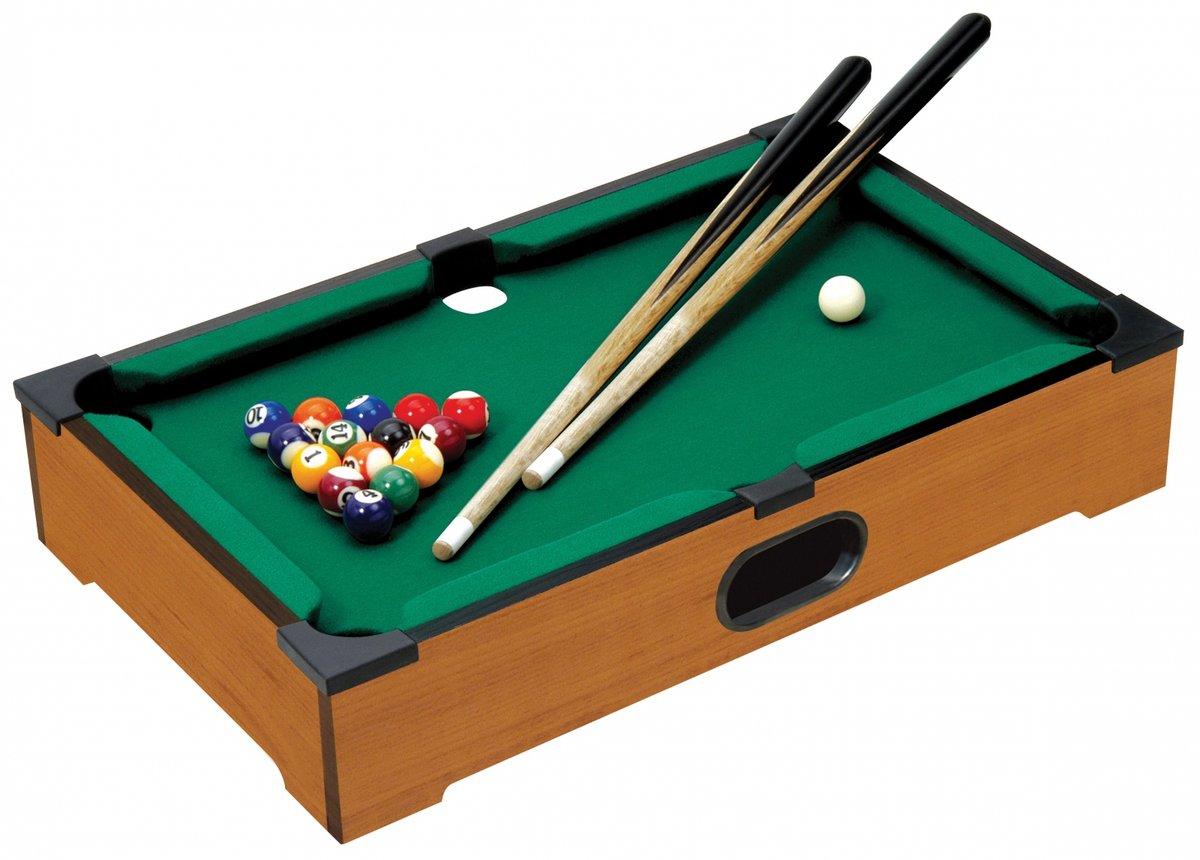 Tabletop Pooltafel - Mini Pool Tafel 51 x 31cm
