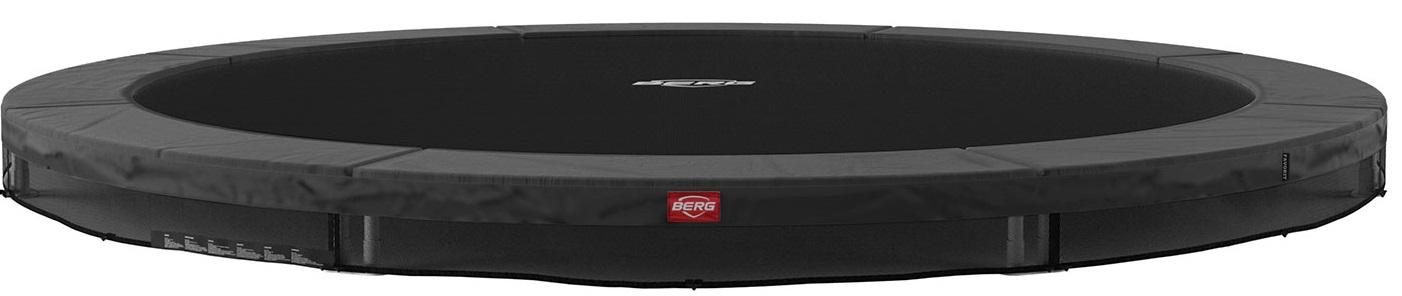 BERG Trampoline Favorit - InGround - 330 cm  - Antraciet Grijs - AirFlow springmat