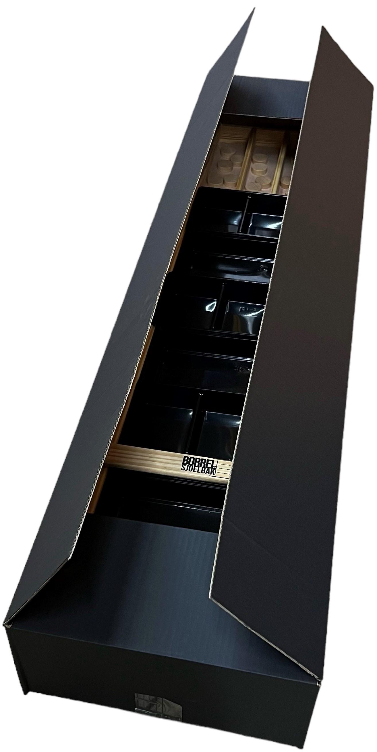 Borrelsjoelbak Geschenkdoos - Zwart