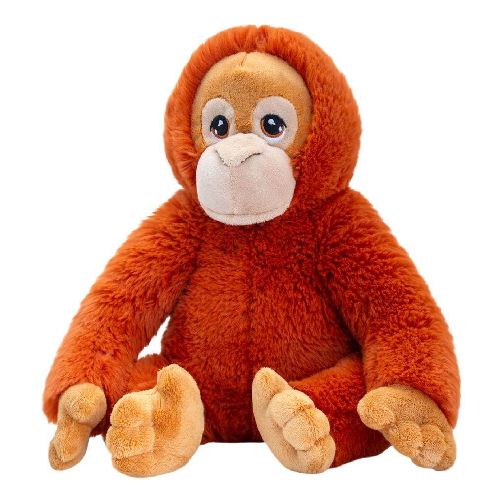Keel Toys Pluche knuffel Orang Oetan aap/apen - 30 cm - Dieren knuffelbeesten