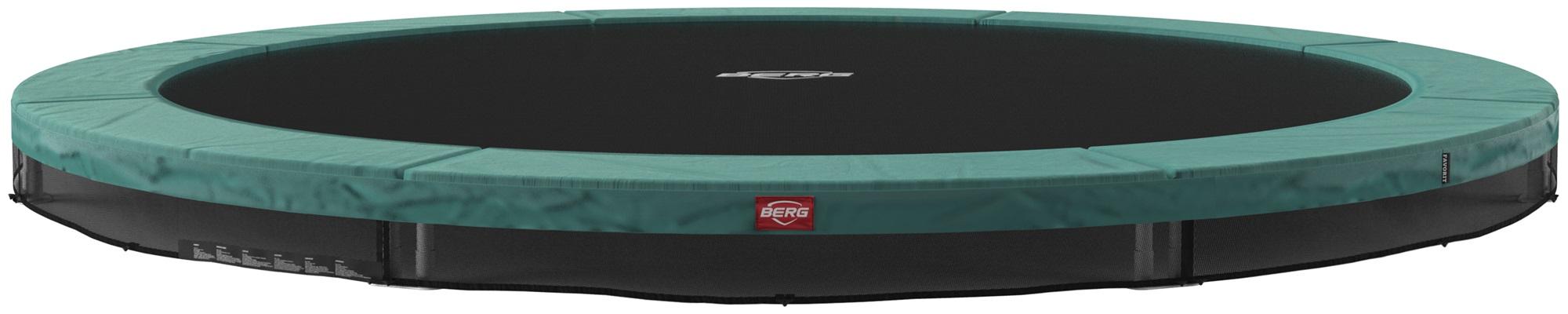 BERG Trampoline Favorit - InGround - 430 cm - Groen