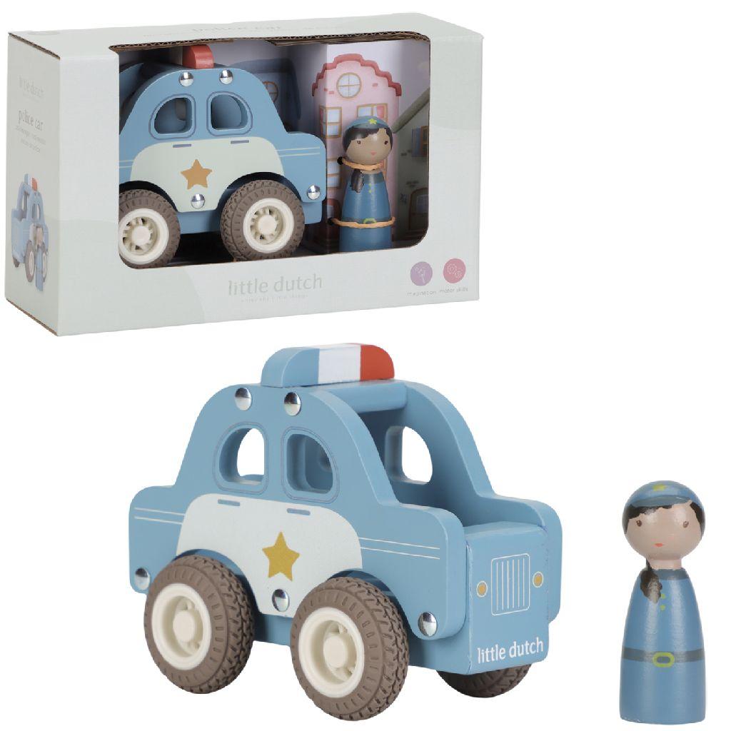 Little Dutch houten Politiewagen FSC