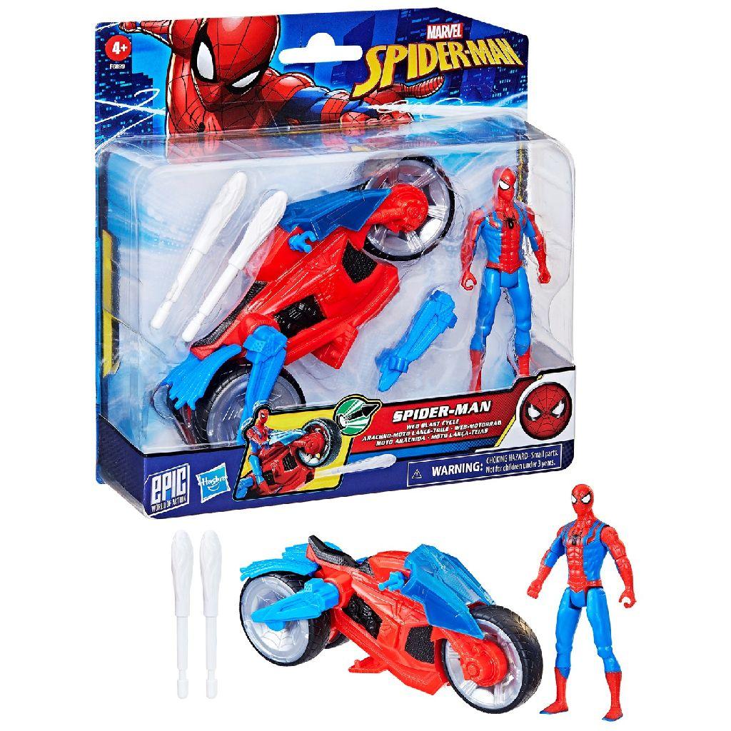 Marvel Spiderman Hero Figuur En Motor