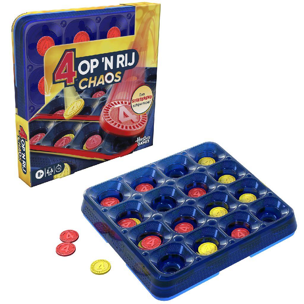 HASBRO Connect 4 Op 'N Rij Chaos