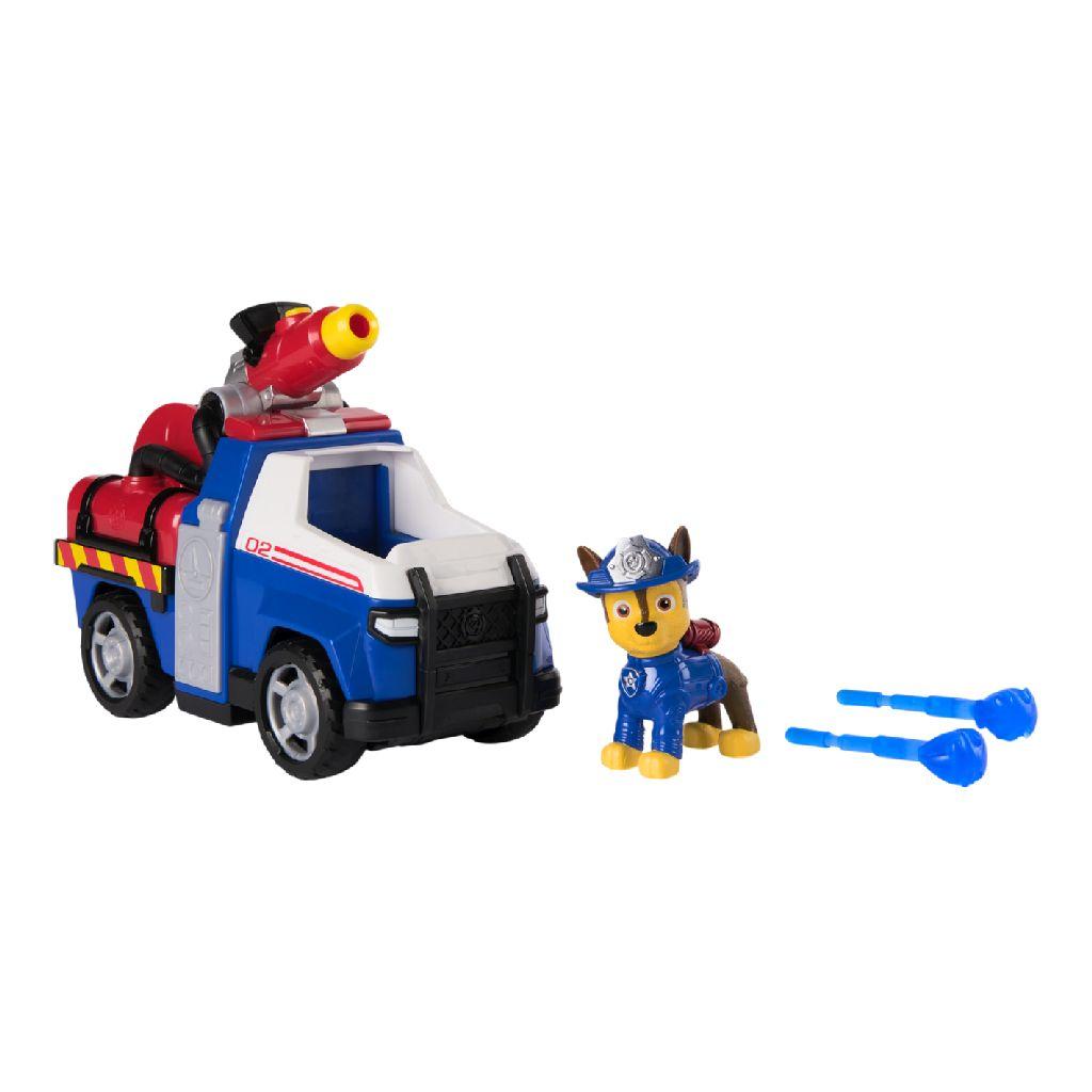 PAW Patrol - Brandweerredding - Chase Politieauto - Speelgoedauto met speelfiguur