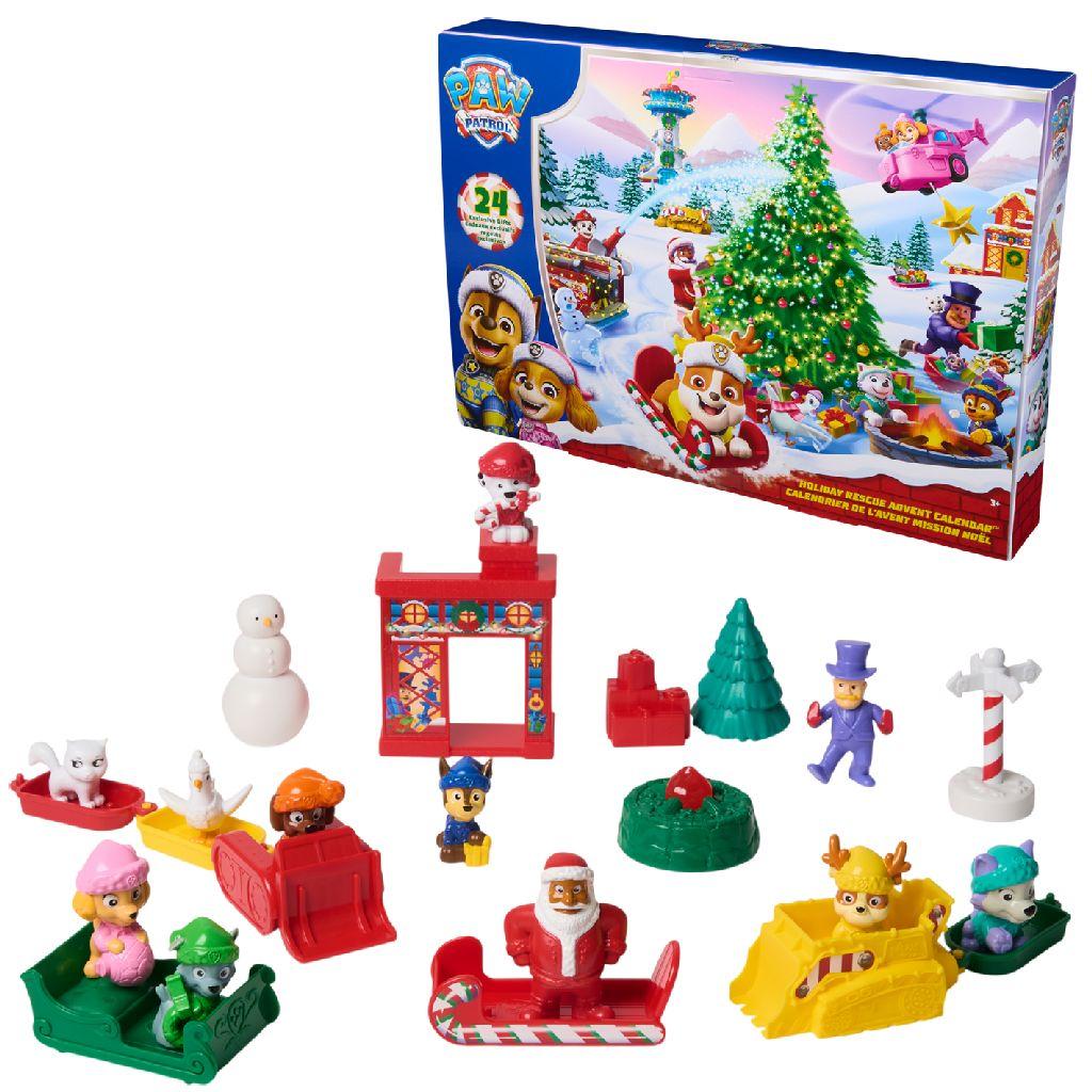 PAW Patrol - Adventskalender met 24 verrassingsfiguurtjes