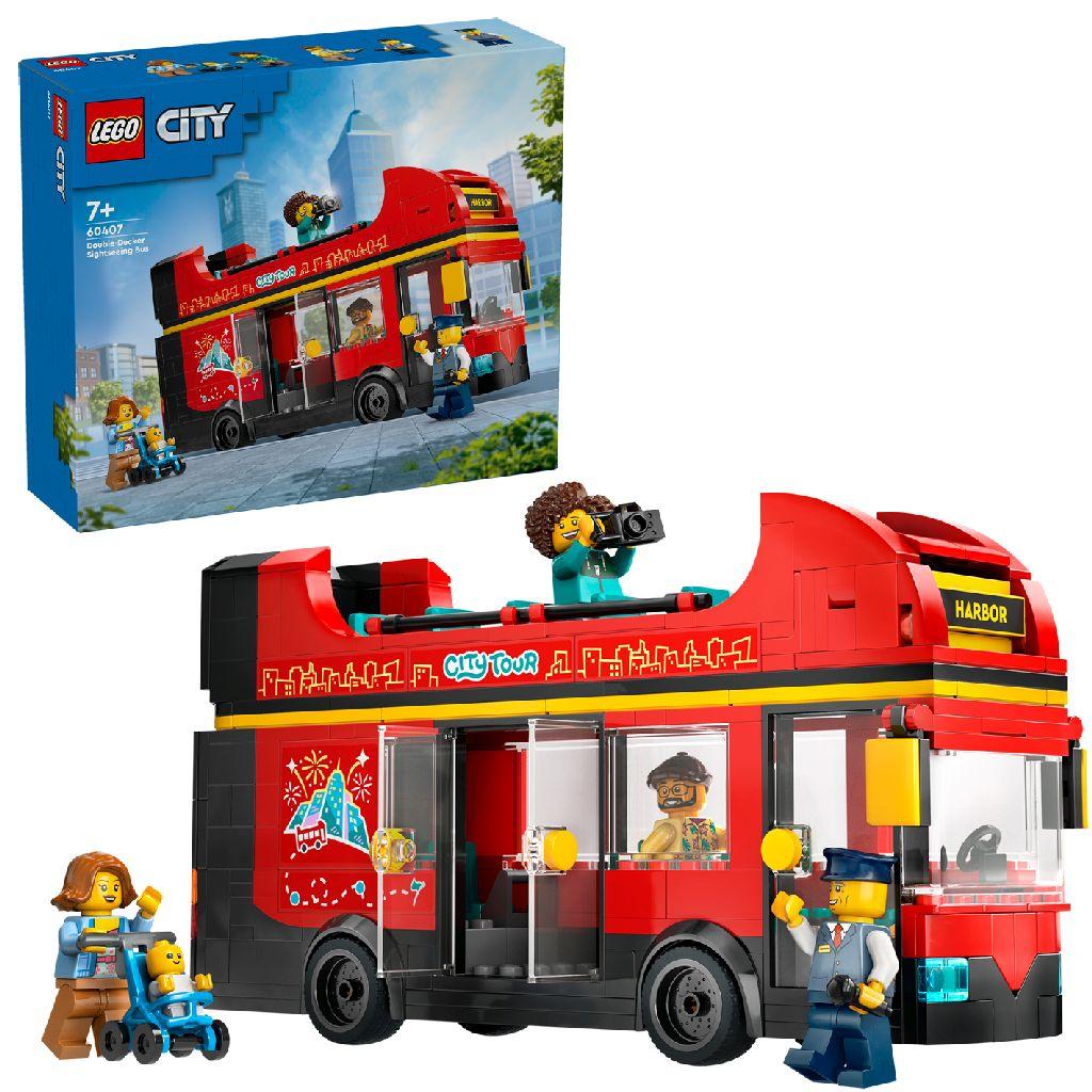 LEGO 60407 City - Great Vehicles Rode Dubbeldekker