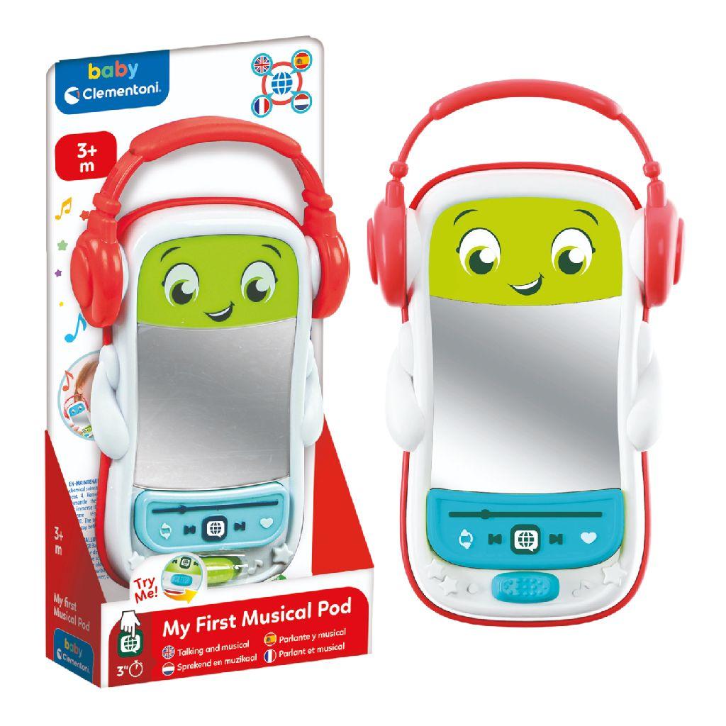 Clementoni - Babyspeelgoed - Muziekpod met lichtjes en geluid